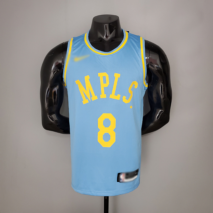 2021 Bryant 8 Lakers Minneapolis Edition Blue NBA Jersey 4604350