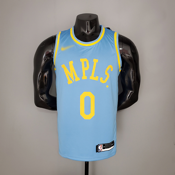 2021 KUZMA 0 Lakers Minneapolis Edition Blue NBA Jersey 7127593