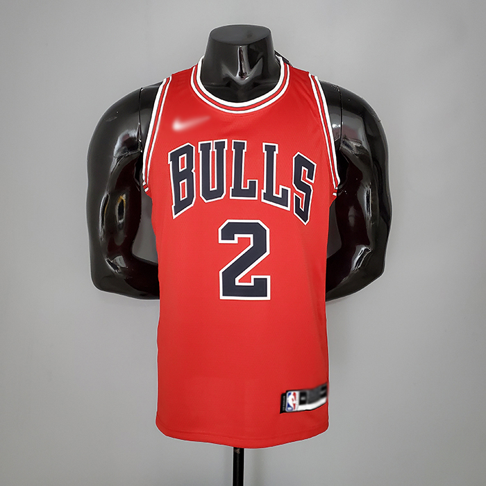 BALL 2 Chicago Bulls Red NBA jersey 9904737