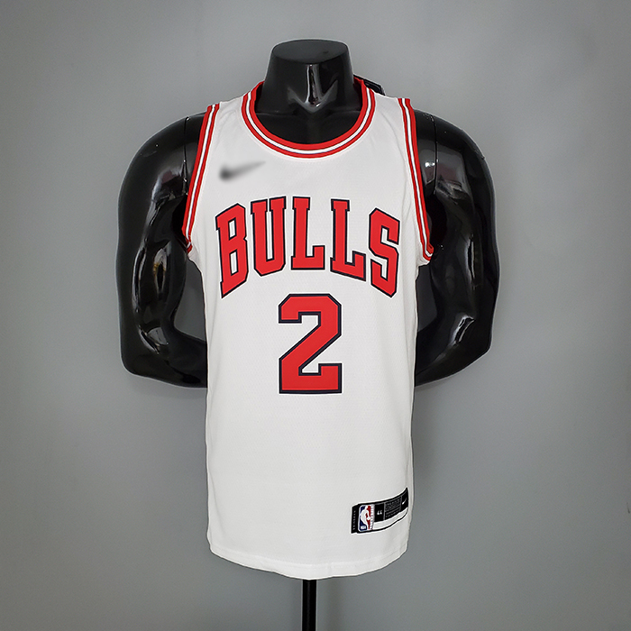BALL 2 Chicago Bulls white NBA jersey 4556411