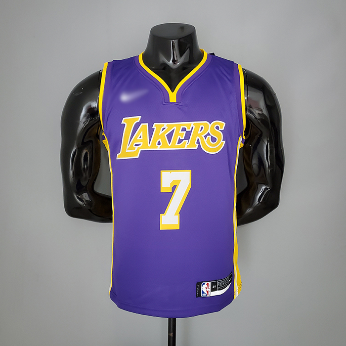 ANTHONY 7 Lakers purple yellow side NBA jersey 1737426