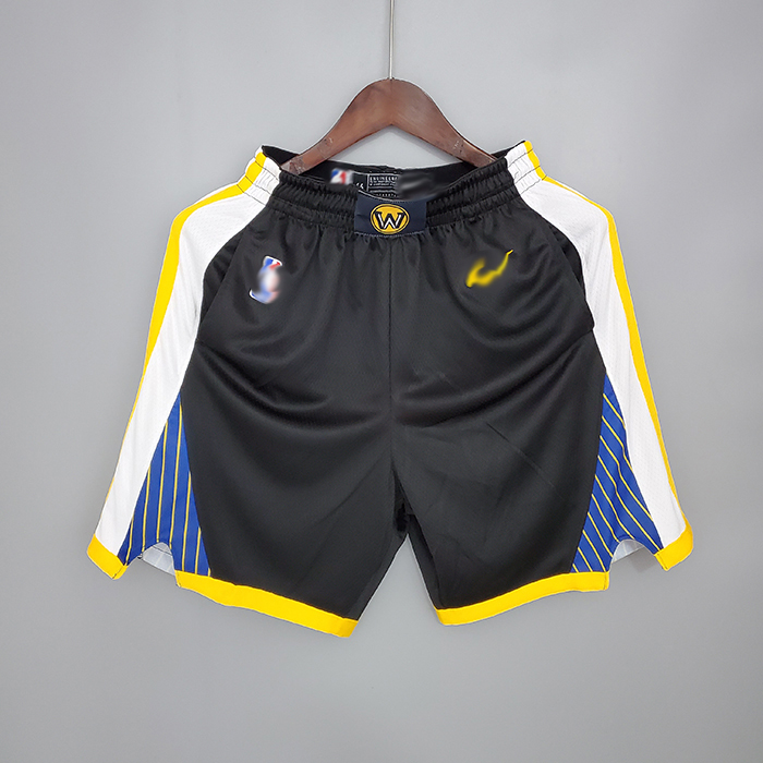 Warriors black NBA shorts-3643189