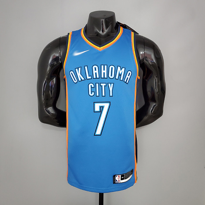 ANTHONY#7 Thunder blue NBA Jersey-6557487