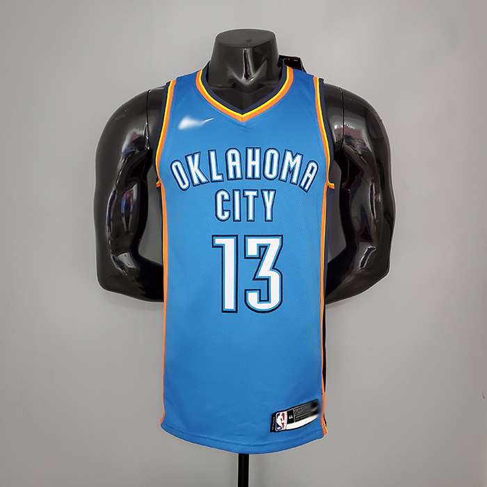 HARDEN#13 Thunder blue NBA Jersey-6382605