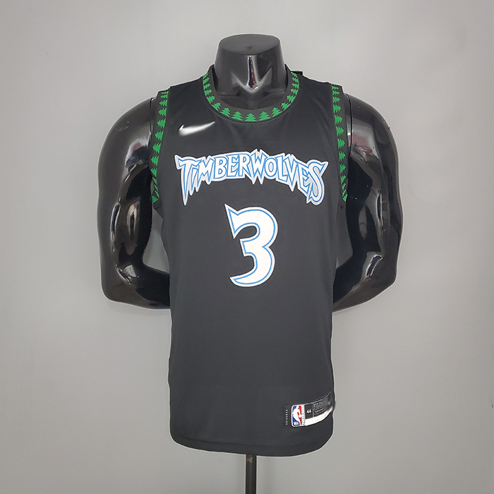 MARBURY#3 2018 Retro Timberwolves Black NBA Jersey-2490814