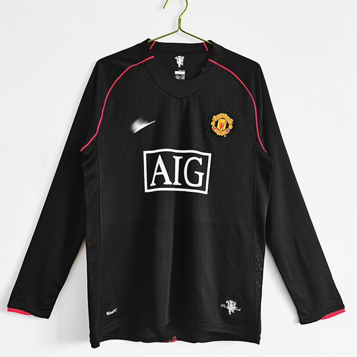 2007/08 Manchester United M-U Retro Home Long Sleeve Jersey version short sleeve-4705252