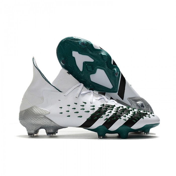 Predator EQT Freak .1 FG Soccer Shoes White Green-2341800