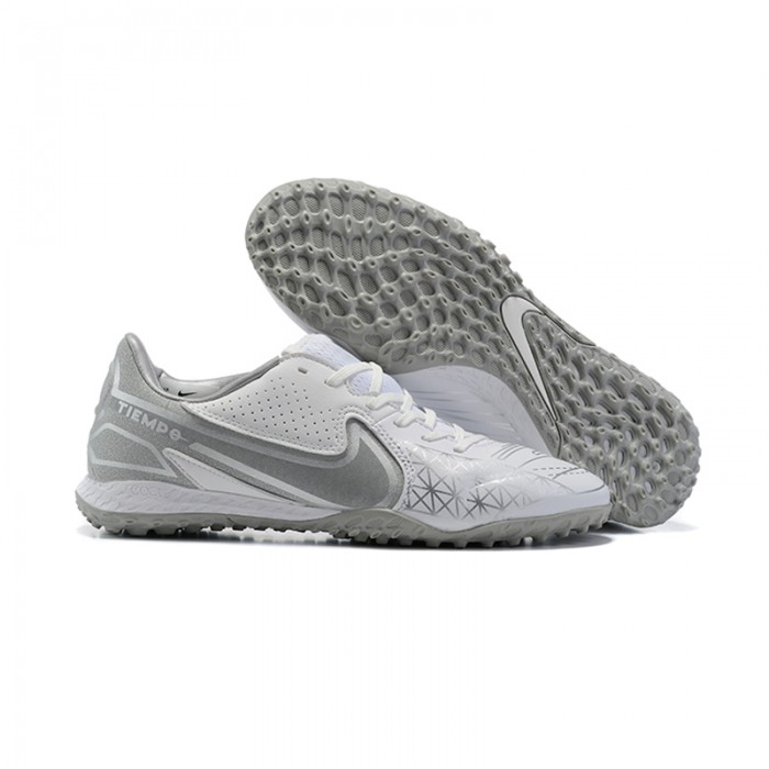 Tiempo Legend 9 TF MD Soccer Shoes Gray-1154517