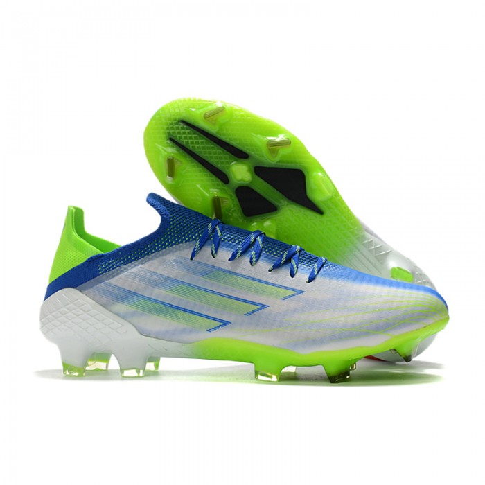 Speedflow+ FG Soccer Shoes White Green-3548603
