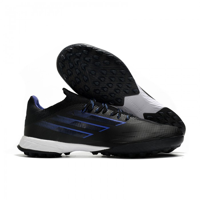 SPEEDFLOW.1 TF Soccer Shoes Black White-4839028