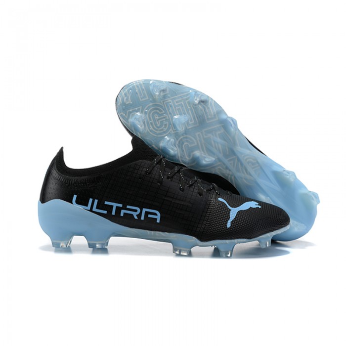 Ultra 1.3 FG/AG Sunblaze Soccer Shoes Black Blue-9394738