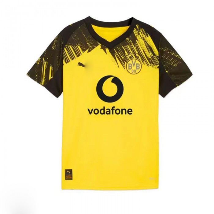 25/26 Borussia Dortmund Home Yellow Black Jersey Version Short Sleeve-6529137