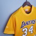 Mitchellness Los Angeles Lakers Yellow No. 34 O'Neial Retro Mesh Short Sleeve-3979520