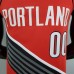 Trail blazer Anthony #00 (JORDAN style) red NBA jersey-5791124