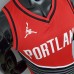 Trailblazer Lillard #0 (JORDAN models) red NBA jersey-1483864