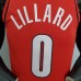 Trailblazer Lillard #0 (JORDAN models) red NBA jersey-1483864