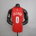 Trailblazer Lillard #0 (JORDAN models) red NBA jersey-1483864