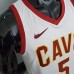 Cleveland Cavaliers Smith JR.#5 White NBA Jersey-3586882