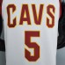 Cleveland Cavaliers Smith JR.#5 White NBA Jersey-3586882