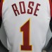 Cleveland Cavaliers Rose #1 White NBA Jersey-6870219