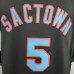 2021 Sacramento Kings Fox#5 City Edition Black NBA Jersey-4880274