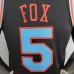 2021 Sacramento Kings Fox#5 City Edition Black NBA Jersey-4880274