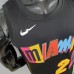 2022 Season Heat Team Butler #22 City Edition Black NBA Jersey-8862039