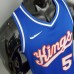 Sacramento Kings Fox #5 Blue NBA Jersey-401199