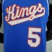 Sacramento Kings Fox #5 Blue NBA Jersey-401199