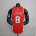2022 Chicago Bulls LaVine #8 City Edition Red NBA Jersey-9663471