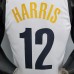 Brooklyn Nets Harris #12 graffiti (white) NBA jersey-4336940