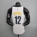 Brooklyn Nets Harris #12 graffiti (white) NBA jersey-4336940