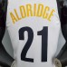 Brooklyn Nets Aldridge #21 graffiti (white) NBA jersey-2626933