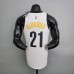Brooklyn Nets Aldridge #21 graffiti (white) NBA jersey-2626933