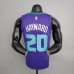 Charlotte Hornets Hayward#20 Purple NBA Jersey-4047505