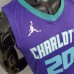 Charlotte Hornets Hayward#20 Purple NBA Jersey-4047505