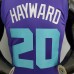 Charlotte Hornets Hayward#20 Purple NBA Jersey-4047505