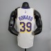 Los Angeles Lakers Howard#39 Crew Neck White NBA Jersey-2913362