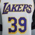 Los Angeles Lakers Howard#39 Crew Neck White NBA Jersey-2913362