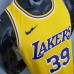 Los Angeles Lakers Howard#39 Crew Neck Yellow NBA Jersey-6838904