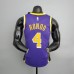 Los Angeles Lakers Rondo#4 Crew Neck Purple (Flyers) NBA Jersey-9685910