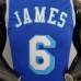 Los Angeles Lakers 2021 James#6 Retro Blue NBA Jersey-7633935