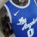 Los Angeles Lakers 2021 Westbrook#0 Lakers Retro Blue NBA Jersey-8859840