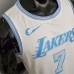 Los Angeles Lakers 2021 Anthony#7 Lakers Retro White NBA Jersey-1817815