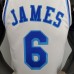 Los Angeles Lakers James#6 Latin Night (High Head) White NBA Jersey-1179730