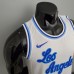 Los Angeles Lakers James#6 Latin Night (High Head) White NBA Jersey-1179730