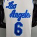 Los Angeles Lakers James#6 Latin Night (High Head) White NBA Jersey-1179730