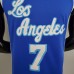 Los Angeles Lakers Anthony#7 Latin Night (High Head) Blue NBA Jersey-6489875