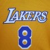 Mitchellness Los Angeles Lakers Yellow No. 8 BRYANT Retro Mesh Short Sleeve-2558205