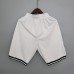 Brooklyn Nets White Shorts NBA Shorts-9818326